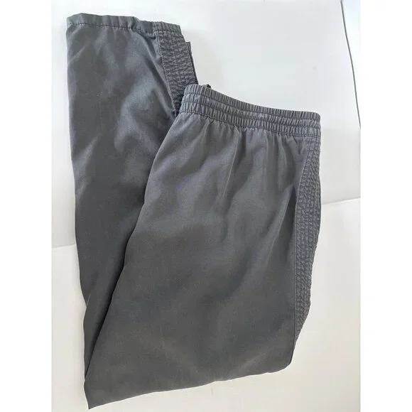 Banana Republic Pants Sz Large Quiet Luxury Jogger Gray Tencel Lyocell Eco Comfy - Picture 12 of 12